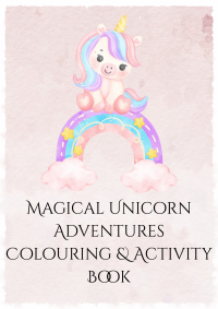 magical unicorn – colouring and activity book